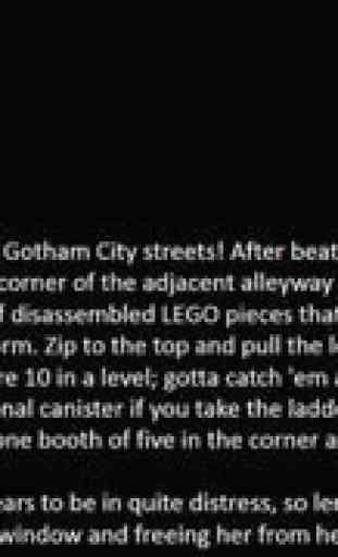 GTV for LEGO BATMAN GAME MOVIE GUIDE XBOX,PS3,PSP,IPHONE 4