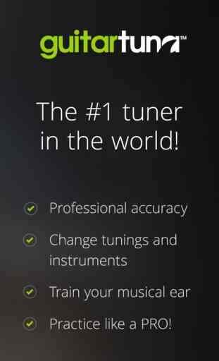 Guitar Tuna – The Ultimate Free Tuner for Guitar, Bass and Ukulele with Chord tab game and Metronome 1