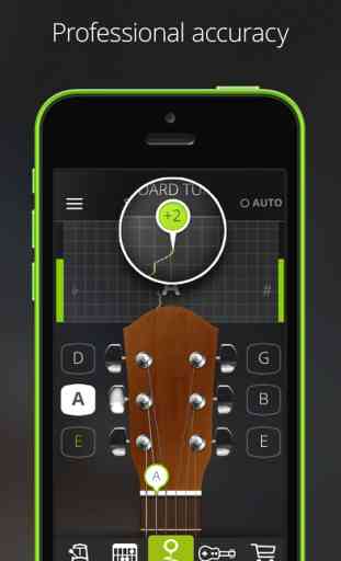 Guitar Tuna – The Ultimate Free Tuner for Guitar, Bass and Ukulele with Chord tab game and Metronome 2