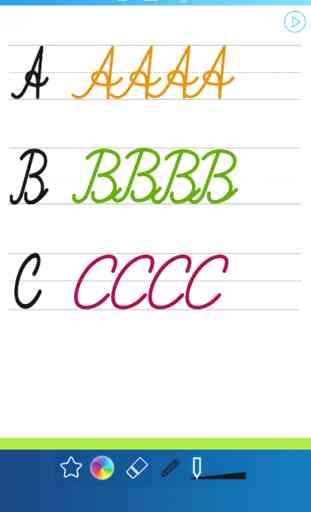 Handwriting Worksheets ABC 123 Educational Games For Children : Learn To Write The Letters Of The Alphabet In Script And Cursive 2