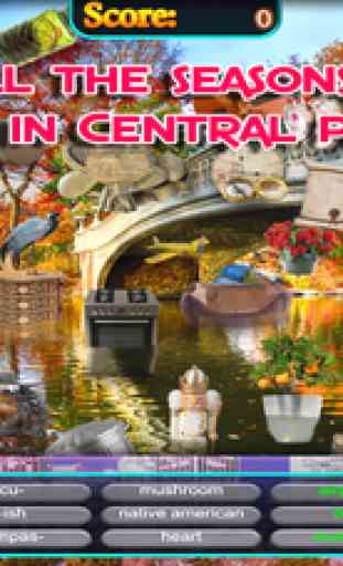 Hidden Objects New York City - Times Square & Central Park Puzzle Time Games FREE 3