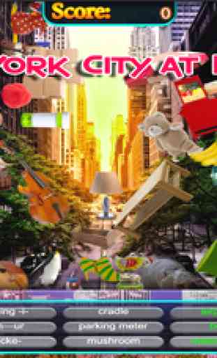 Hidden Objects New York City - Times Square & Central Park Puzzle Time Games FREE 4