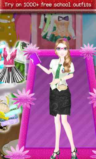High-School Princess Salon :  Girls Make-up, Dress-up and Makeover Game by Phoenix Games 3