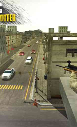 City Traffic Sniper Shooter 3D 3