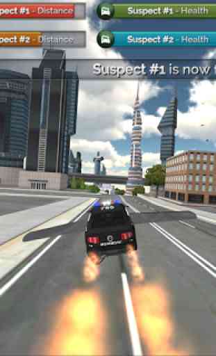Flying Police Car Chase 3