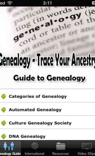 Genealogy - Trace Your Ancestry 1