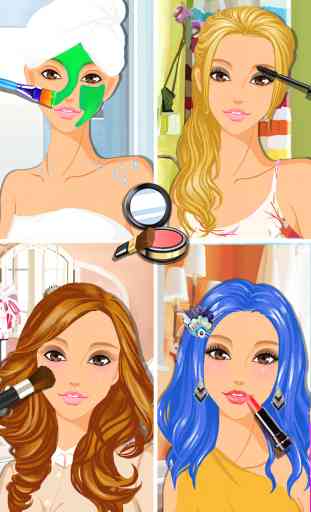 Girls Play Makeup - salon games 2
