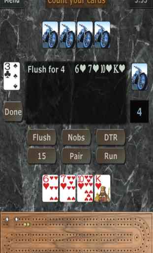 GrassGames Cribbage for iPhone 1