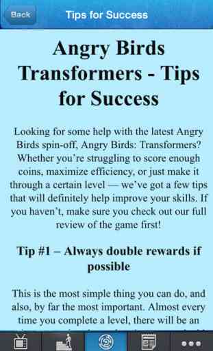 Guide for Angry Birds Transformers 4