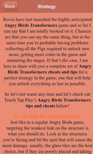 Guide for Angry Birds Transformers - All Level Video,Walkthrough Guide 2