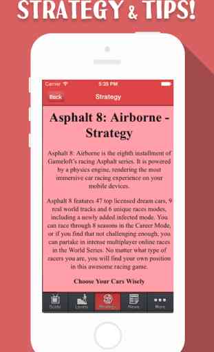 Guide for Asphalt 8 - Full Video And Walkthrough Guide 4