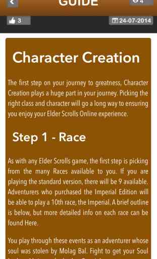 Guide for Elder Scroll Online 3