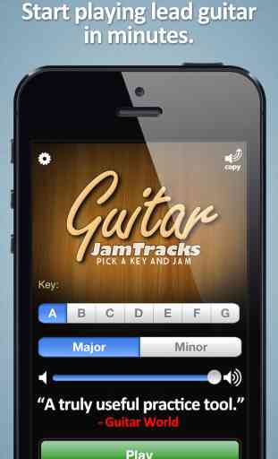 Guitar Jam Tracks: Acoustic Blues - Free Scales App 1