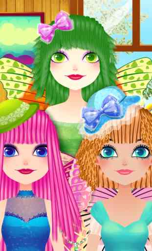 Hair Salon - Enchanted Fairy Girls Butterfly Makeover 4