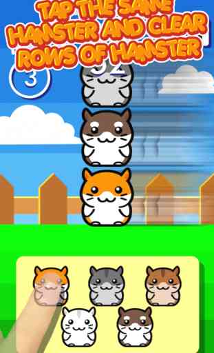 Hamster Land - Cute Pets Hamsters Column Matches Up Games 2