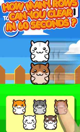Hamster Land - Cute Pets Hamsters Column Matches Up Games 3