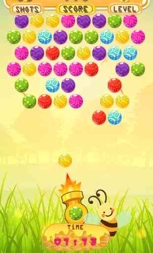 Happy Bee Shooter Honey Bubble Brilliant Game 2