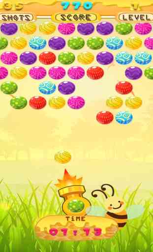 Happy Bee Shooter Honey Bubble Brilliant Game 4