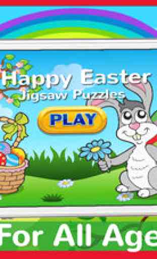 Happy Easter Jigsaw Puzzles HD Games Free For Kids 2