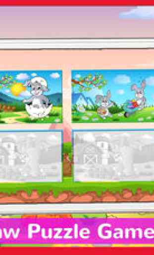 Happy Easter Jigsaw Puzzles HD Games Free For Kids 3