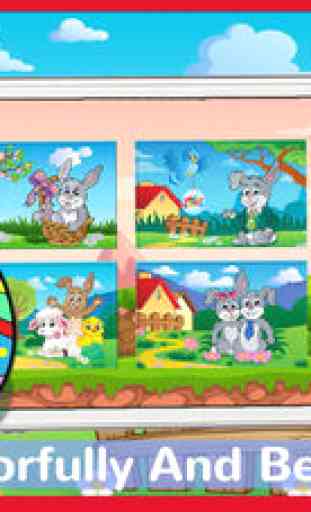 Happy Easter Jigsaw Puzzles HD Games Free For Kids 4
