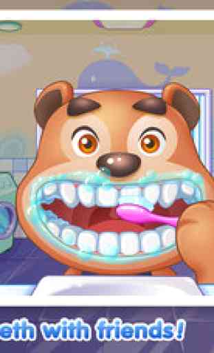 Happy Teeth Teeth - Uncle Bear education game 3