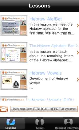 Hebrew Bible – Free lessons by eTeacher 2