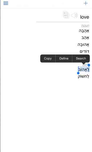 Hebrew English Dictionary, Translator & Phrase 3