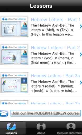 Hebrew Lessons – Free by eTeacher 2