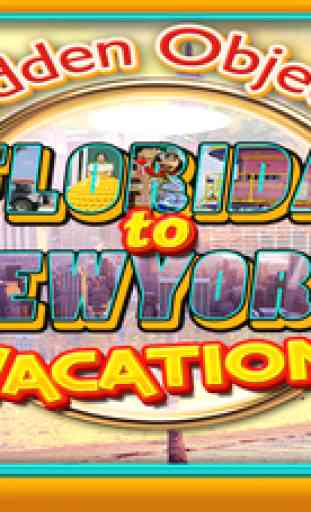 Hidden Objects - Florida to New York Vacation Puzzle 1