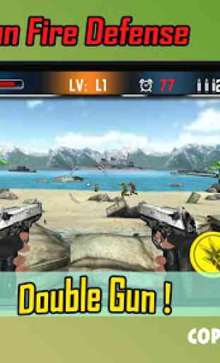 Shoot War：Gun Fire Defense 2