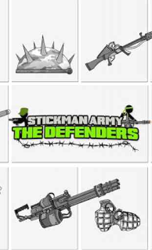 Stickman Army : The Defenders 4