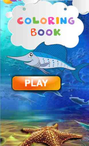 Aquatic Coloring E-Book-Ocean Animals Paint Pages 4