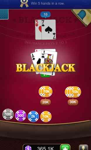 Blackjack Classic - Card Game 3