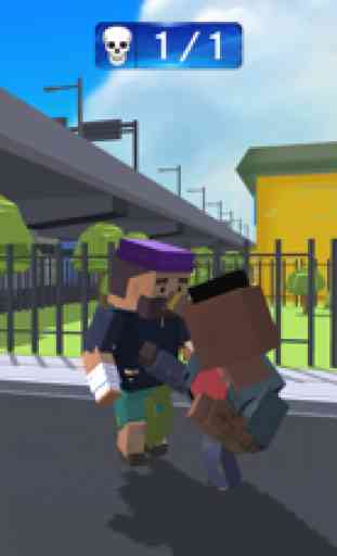Blocky Gangster Crime War Sim 4