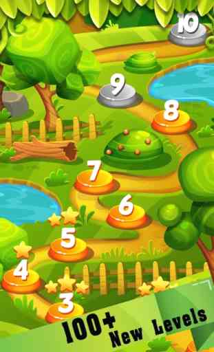 Candy big blast : Jungle garden saga match games 3