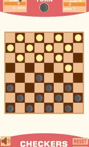 Checkers Classic Board Game 2