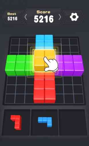 Cube Puzzle - Coloe Block 3D 3