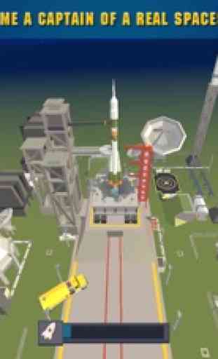 Cube Space Rocket Flight Sim 1
