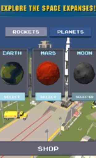 Cube Space Rocket Flight Sim 4