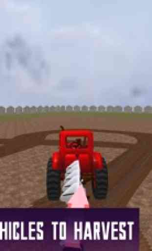Farming Simulator 2017-Blocky Plow Harvester 2
