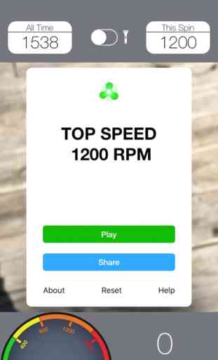 Fidget Spinner Speed Test 2