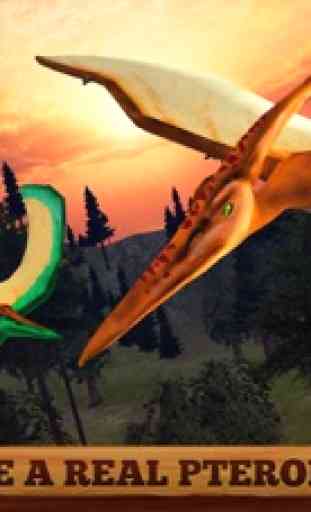 Flying Pterodactyl Dino Wildlife 3D 1
