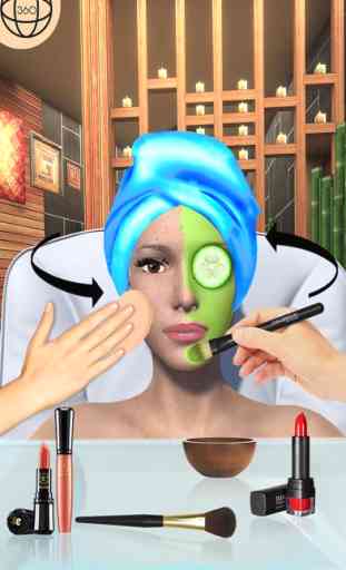 Girl Makeup Salon Spa Games 3D 3