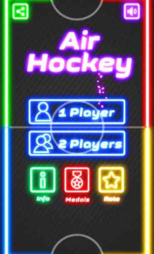 Hockey Glow: 2 Players 2
