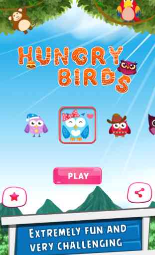 Hungry Birds :Eating Challenge 4