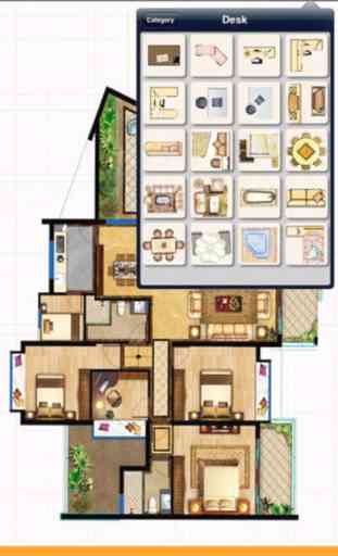 Interior Plan : 2D Home Design & Floor Plan 4