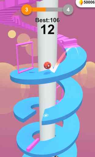Jump Ball-Bounce On Tower Tile 3