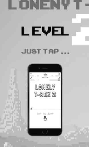 Lonely T-Rex Run 2: Level Up 1