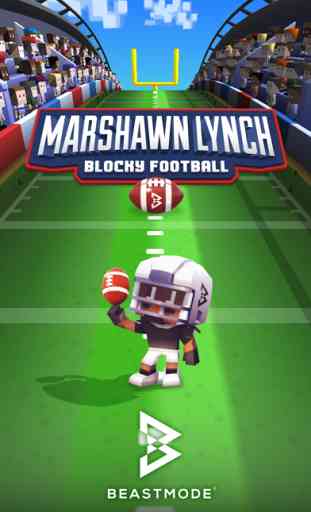 Marshawn Lynch Blocky Football 1